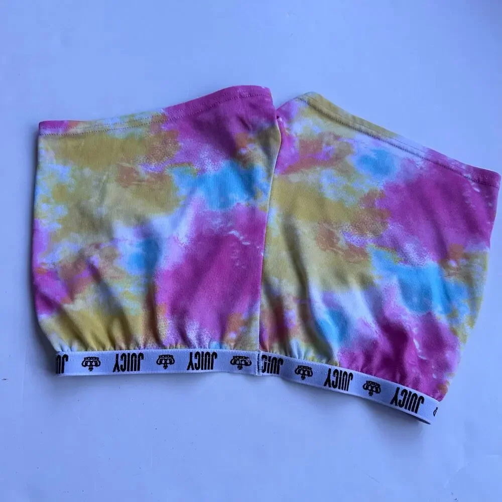 Juicy Tie Dye Shorts - Size Small (7/8) - Elastic Waist